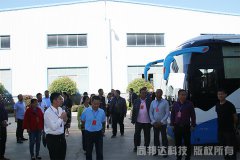 熱烈歡迎市領(lǐng)導(dǎo)蒞臨公司參觀指導(dǎo)工作！